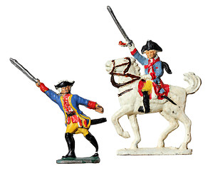 Image showing Prussian Toy Soldiers