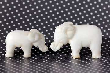 Image showing Two Toy Elephants