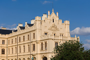 Image showing Lednice Castle in South Moravia in the Czech Republic