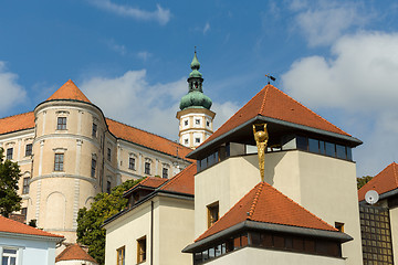 Image showing castle in city Mikulov in the Czech Republic