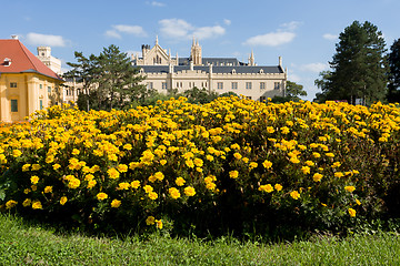 Image showing Lednice Castle in South Moravia in the Czech Republic