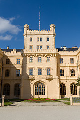 Image showing Lednice Castle in South Moravia in the Czech Republic