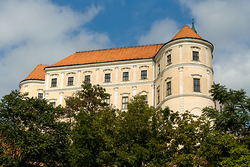 Image showing castle in city Mikulov in the Czech Republic