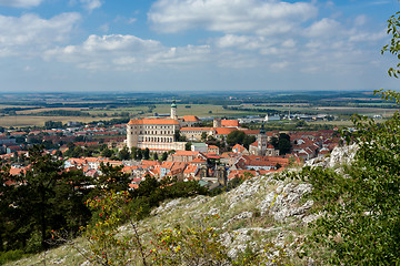 Image showing Mikulov town, South Moravia, Czech Republic