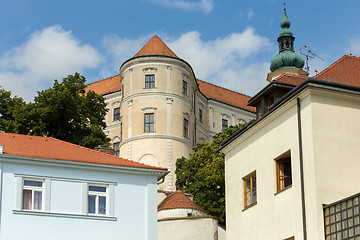 Image showing castle in city Mikulov in the Czech Republic