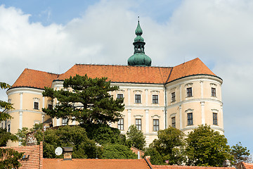 Image showing castle in city Mikulov in the Czech Republic
