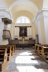 Image showing interier of St. Sebastiano\'s chapel, Mikulov, Czech republic