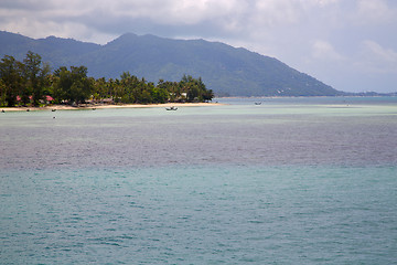 Image showing  boat south china sea thailand kho phangan  