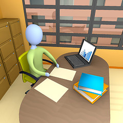 Image showing Office Moment