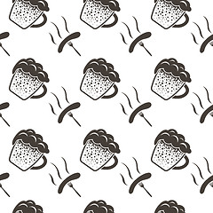 Image showing Seamless Oktoberfest Pattern