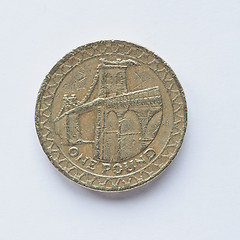 Image showing UK 1 Pound coin