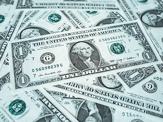 Image showing Dollar notes 1 Dollar