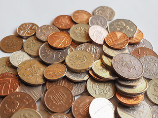 Image showing Pound coins