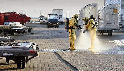 Image showing accident with chemicals