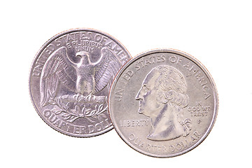 Image showing American coins