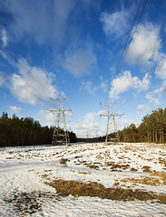 Image showing electric lines  