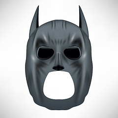 Image showing Superhero Grey Mask 