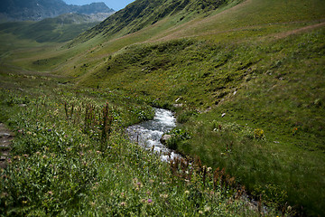 Image showing Hiking in Georgia Mountain