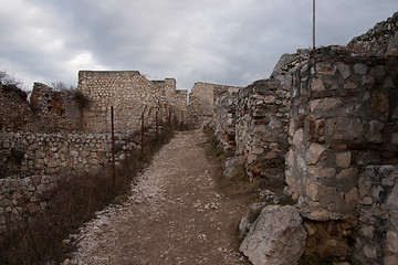 Image showing Rasnov Castle in Romania