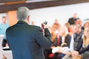 Image showing Speaker at Business Conference and Presentation.