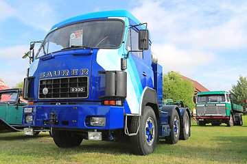 Image showing Nostalgic Saurer D330 Truck in Power Truck Show