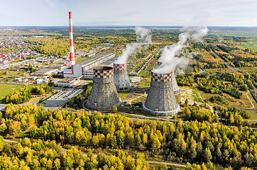 Image showing Combined heat and power factory. Tyumen. Russia