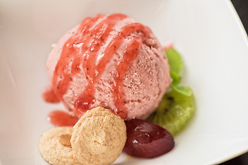 Image showing Fruit ice cream