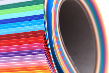 Image showing color papers as nice background