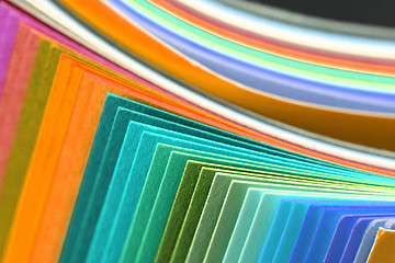 Image showing color papers as nice background