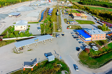 Image showing Automatic gas-filling station. Tyumen. Russia