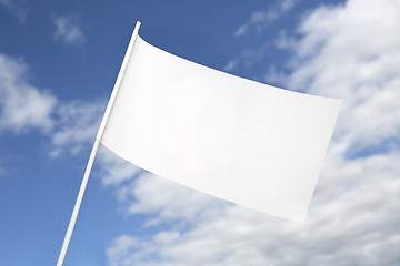 Image showing White flag for peace