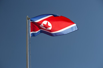 Image showing North Korea flag