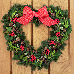 Image showing Heart Shaped Wreath