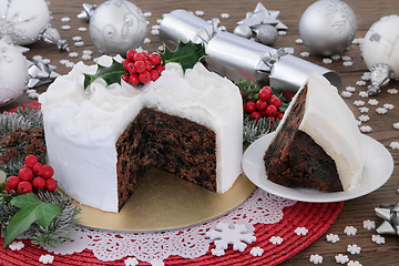 Image showing Christmas Cake