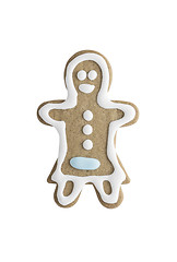 Image showing Woman shaped gingerbread cookie\r