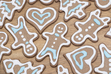 Image showing Beautiful gingerbread cookies