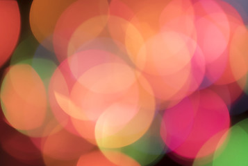 Image showing Blurry colorful lights