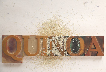 Image showing Quinoa with word