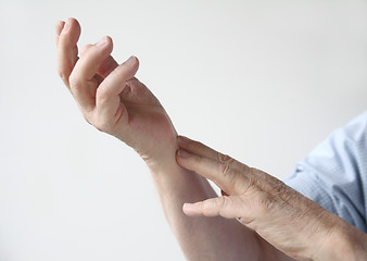 Image showing painful wrist	