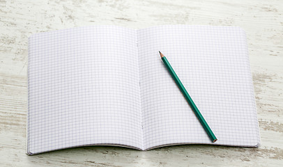 Image showing Notebook with Squares