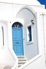 Image showing house in santorini greece europe old  