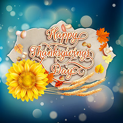 Image showing Thanksgiving Day. EPS 10