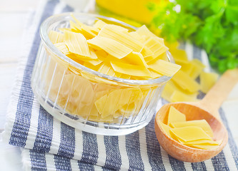 Image showing raw pasta