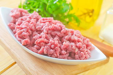 Image showing minced meat