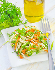 Image showing fresh salad with vegetable