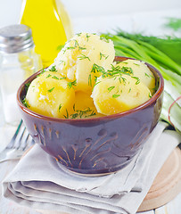 Image showing boiled potato