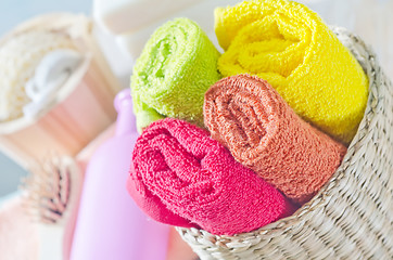 Image showing color towels