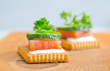 Image showing canape