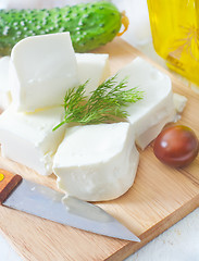 Image showing ingredients for greek salad