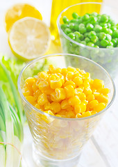 Image showing corn and peas